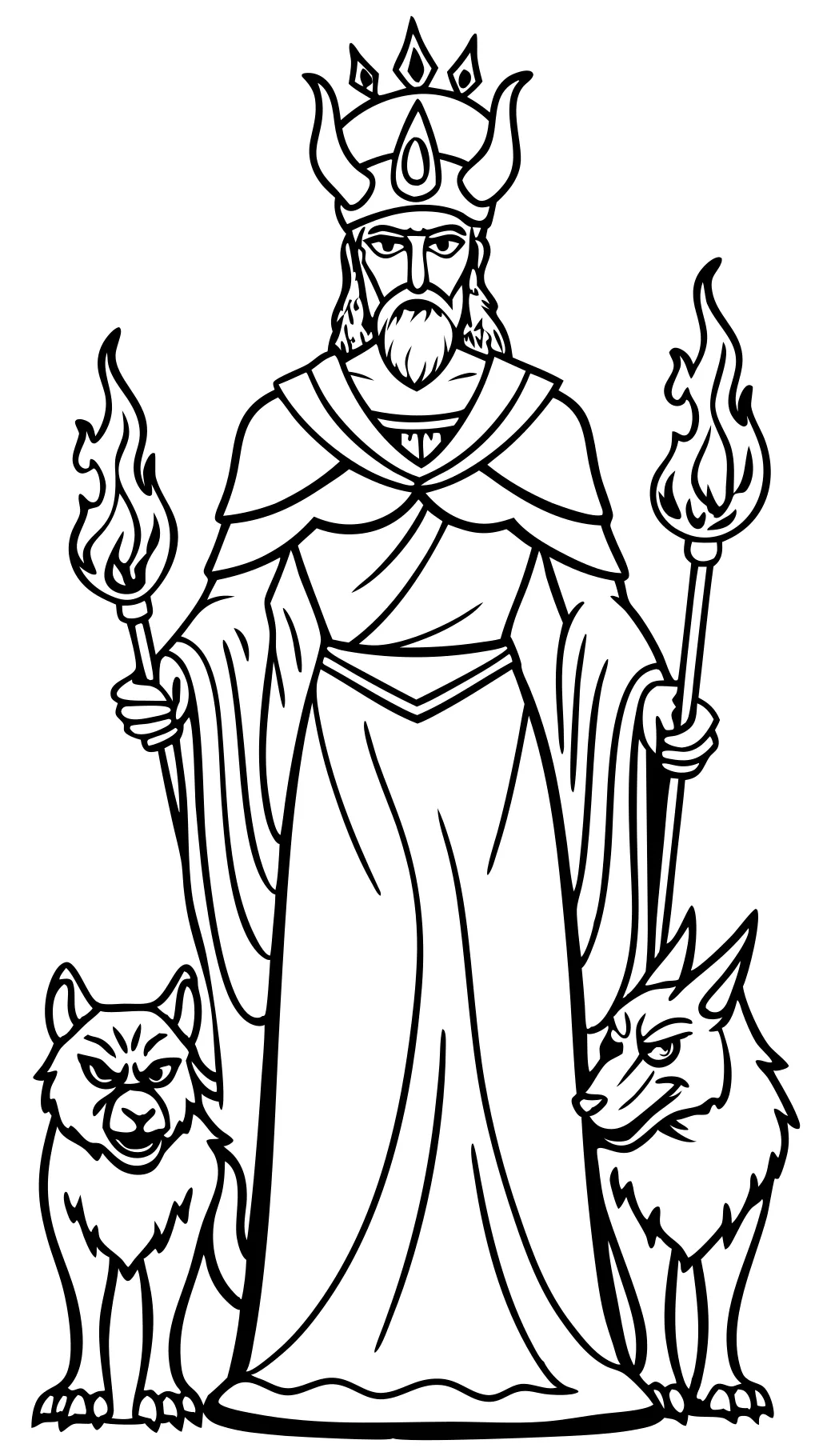 hades coloring page